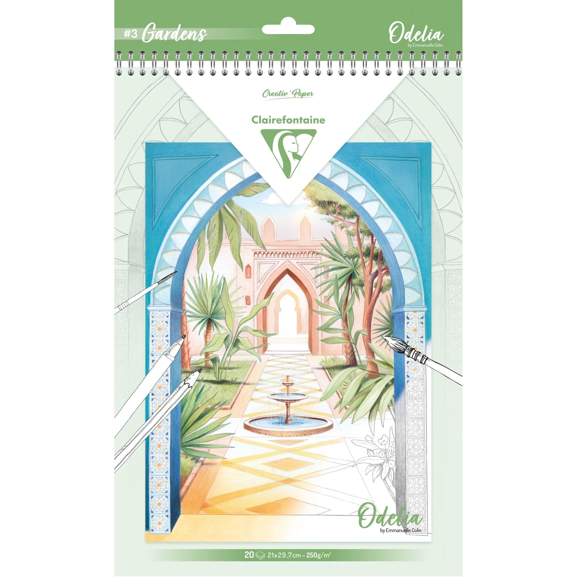 Kleurboek Odelia A4 Clairefontaine- 250 grams alle mediums