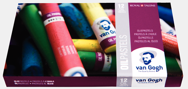 Van Gogh Basisset oliepastels met 12 kleuren
