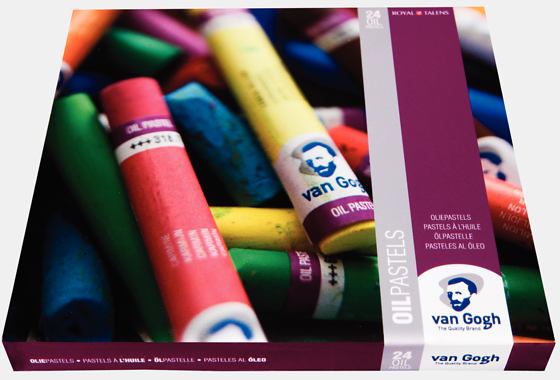 Van Gogh Basisset oliepastels met 24 kleuren