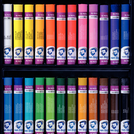 Van Gogh Basisset oliepastels met 24 kleuren