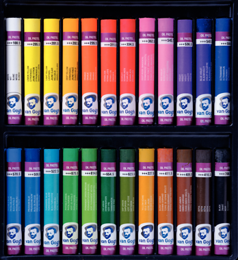 Van Gogh Basisset oliepastels met 24 kleuren