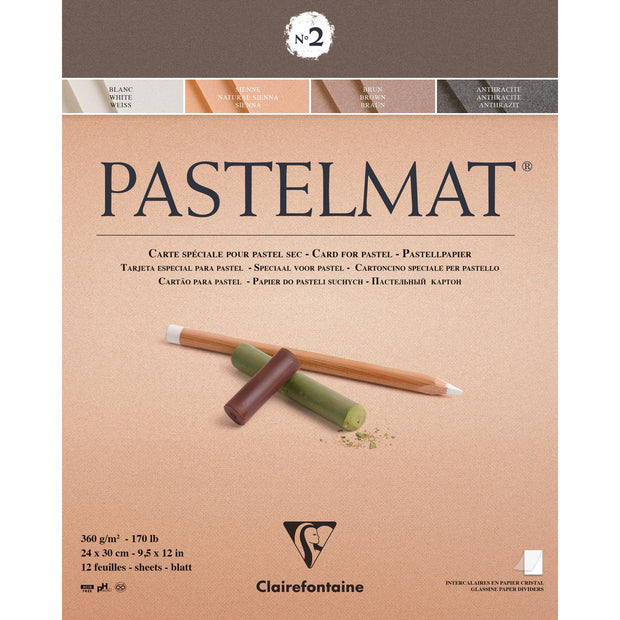 Clairefontaine pastelmat blok nummer 2