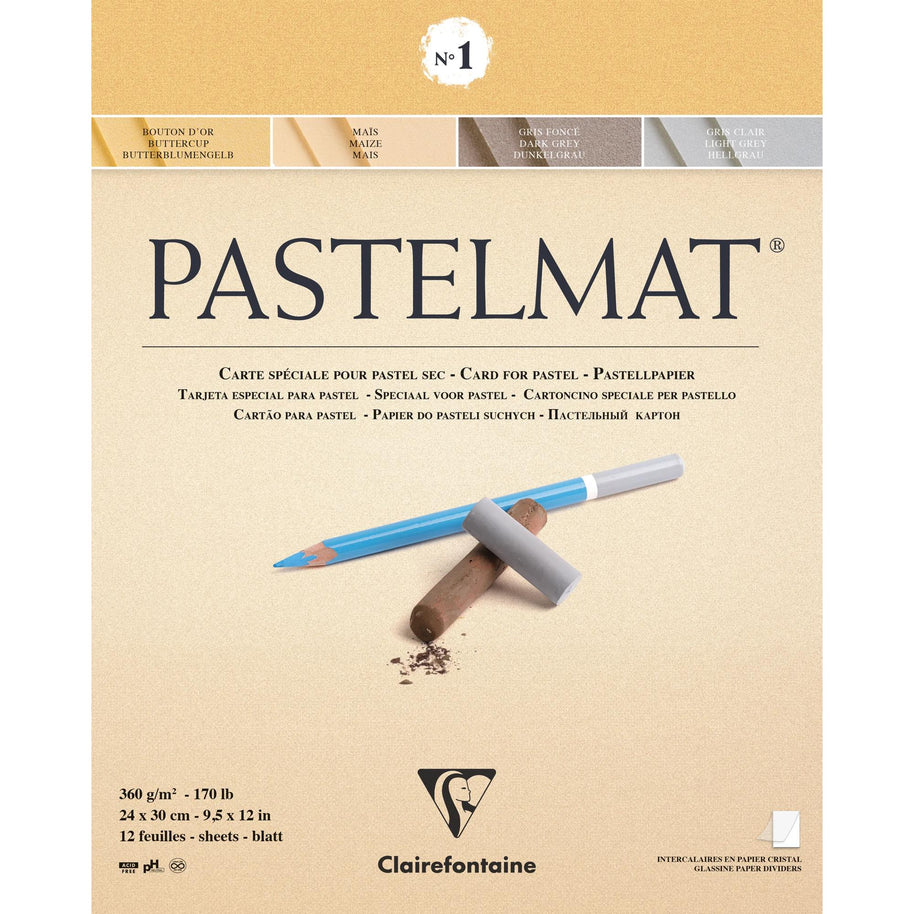 Clairefontaine pastelmat blok nummer 1