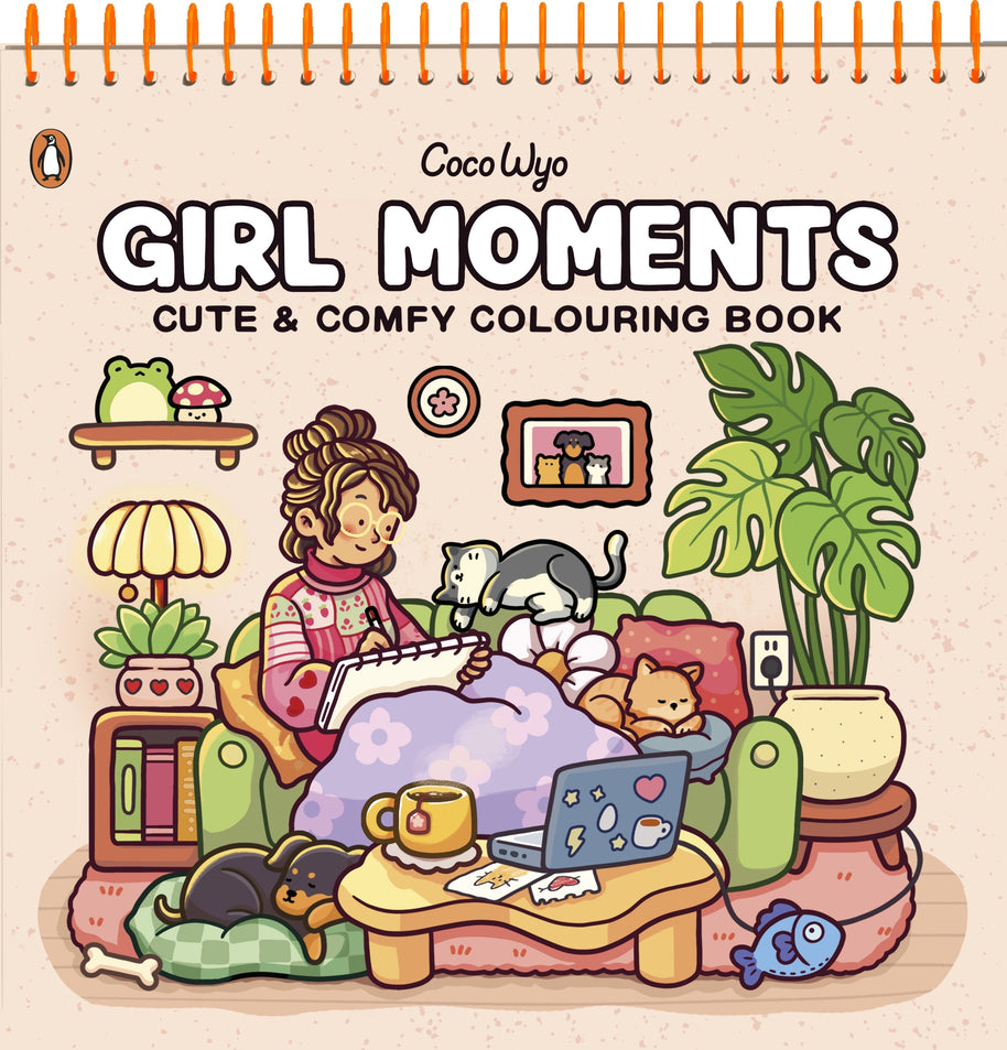 Coco Wyo Girl Moments spriaal gebonden - Kleurboek voor alle leeftijden
