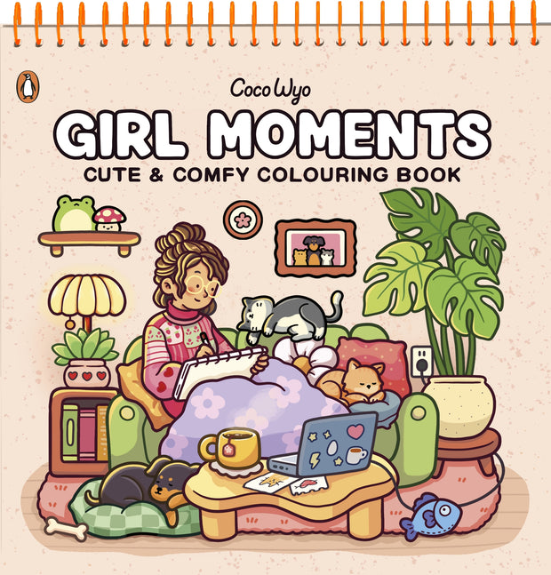 Coco Wyo Girl Moments spriaal gebonden - Kleurboek voor alle leeftijden