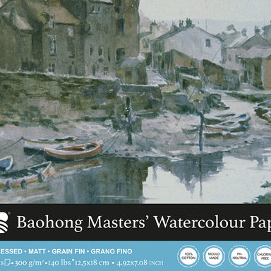 Baohong - Masters' Watercolour blok medium grain
