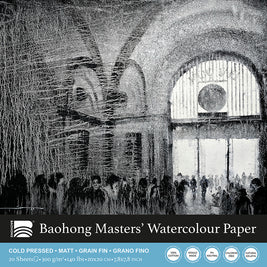 Baohong - Masters' Watercolour blok medium grain