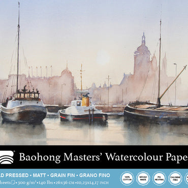 Baohong - Masters' Watercolour blok medium grain