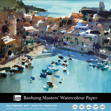 Baohong - Masters' Watercolour blok medium grain