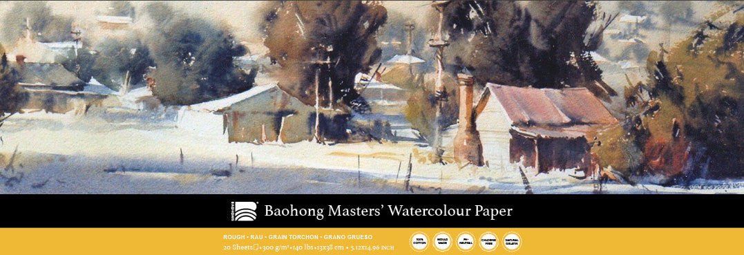 Baohong - Masters' Watercolour blok rough grain