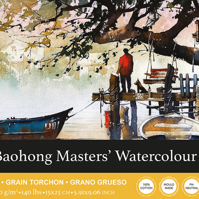 Baohong - Masters' Watercolour blok rough grain