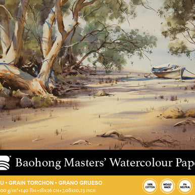 Baohong - Masters' Watercolour blok rough grain