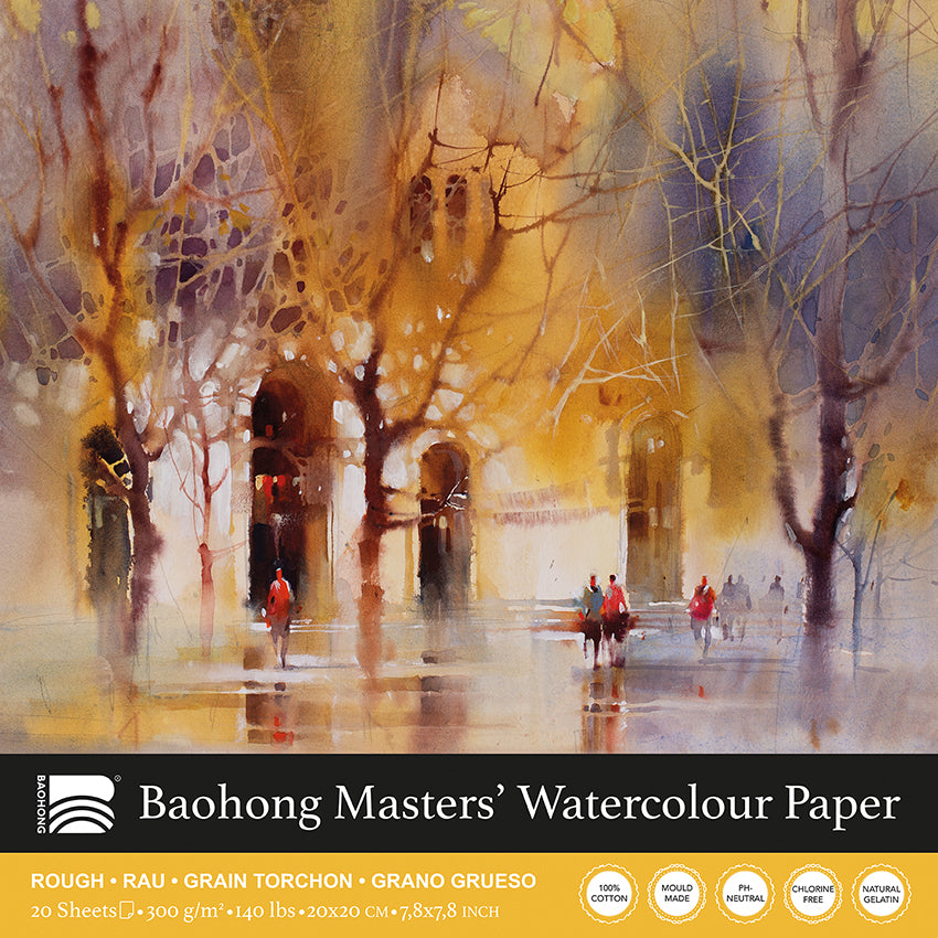 Baohong - Masters' Watercolour blok rough grain