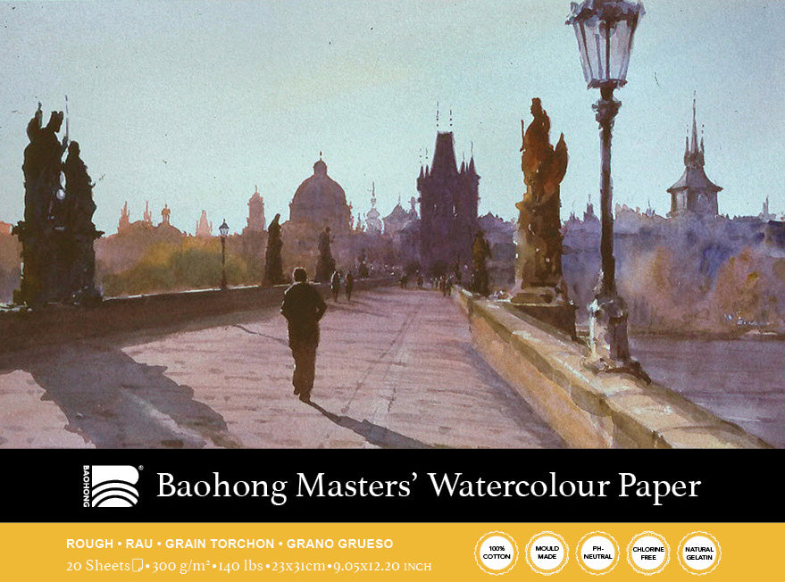Baohong - Masters' Watercolour blok rough grain