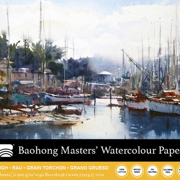 Baohong - Masters' Watercolour blok rough grain