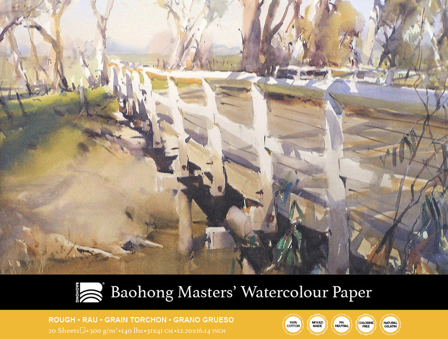 Baohong - Masters' Watercolour blok rough grain