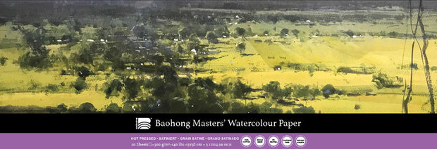 Baohong - Masters' Watercolour blok smooth grain