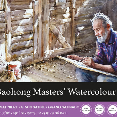 Baohong - Masters' Watercolour blok smooth grain