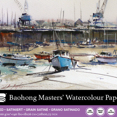 Baohong - Masters' Watercolour blok smooth grain