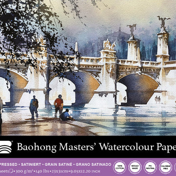 Baohong - Masters' Watercolour blok smooth grain