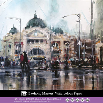 Baohong - Masters' Watercolour blok smooth grain