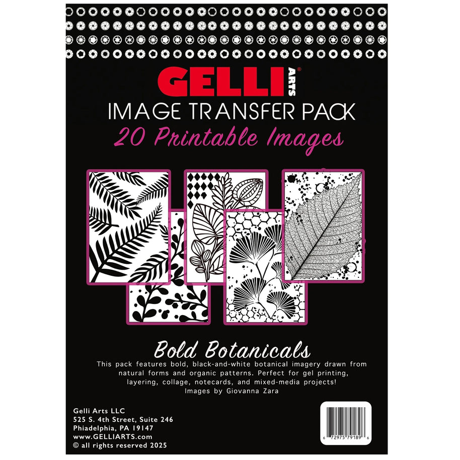 Gelli Arts - Image Transfer Pack Bold Botanicals