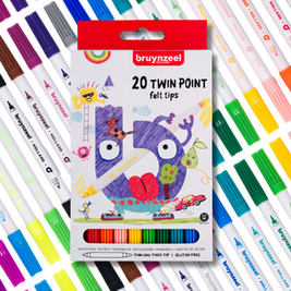 Bruynzeel Kids Triple viltstiften set 10