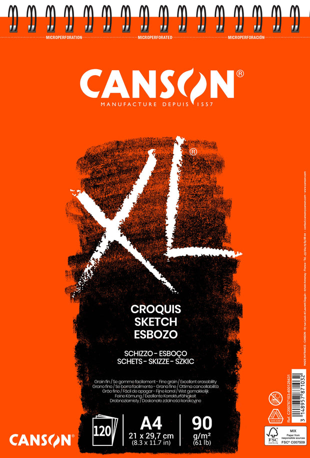 Canson XL schetsblok 90 g