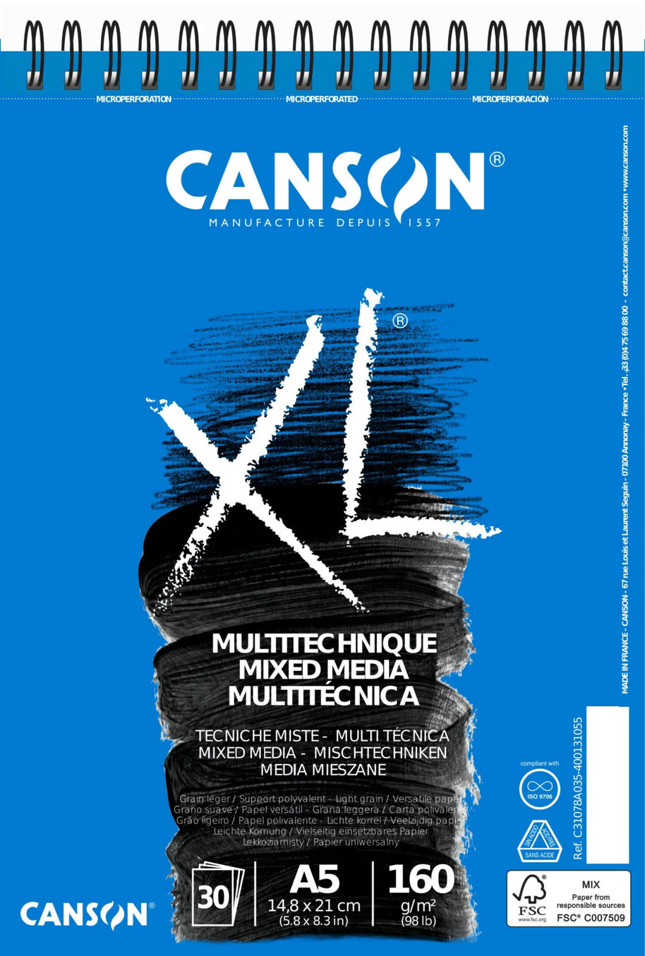 Canson XL mixed media papier blok 160 g