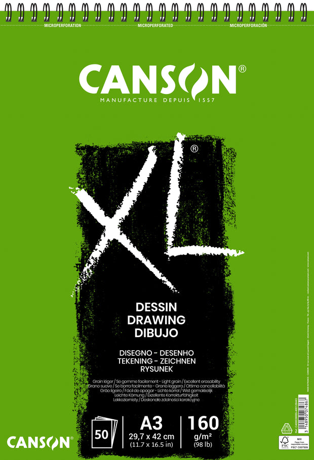 Canson XL dessin teken en schetsblok 160 g