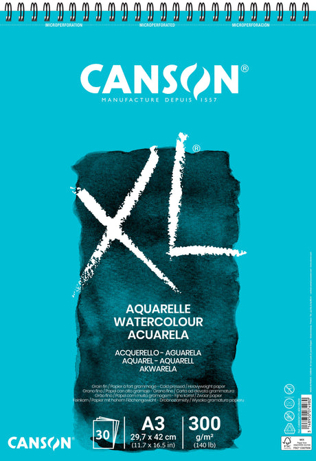 Canson XL aquarel blok 300 g