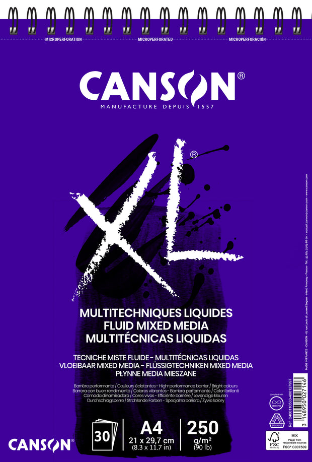 Canson XL mixed media papier blok 300g
