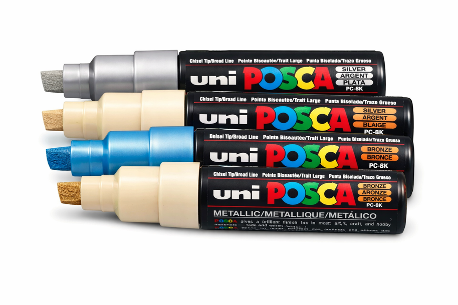 Posca Verfmarker Breed en schijn - 8 MM - PC-8K