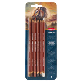 Derwent - Drawing potlood blister met 6 potloden