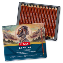 Derwent - Drawing potlood blik van 24 potloden