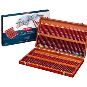 Derwent - Pastel houten doos van 72 potloden