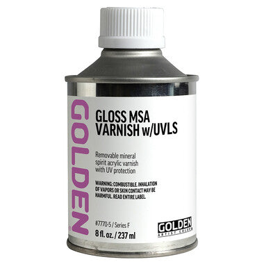 Golden acrylverf glans msa vernis met UVLS 237 ml
