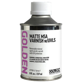 Golden acrylverf matte msa vernis met UVLS 237 ml