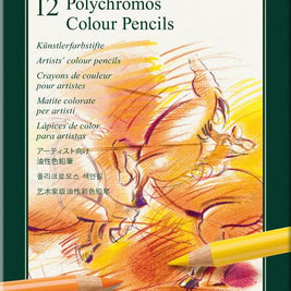 Kleurpotlood Faber-Castell Polychromos etui a 12 stuks