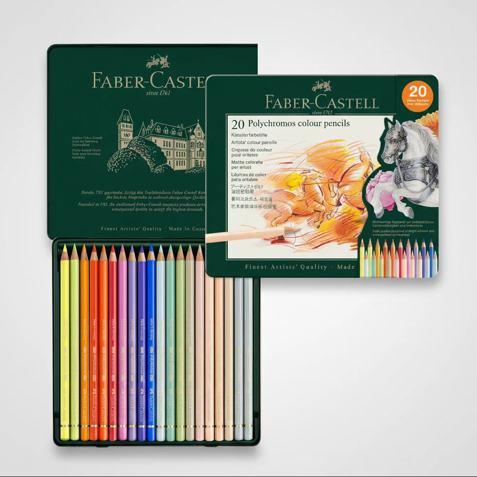 Faber-Castell Polychromos set 20 nieuwe kleuren