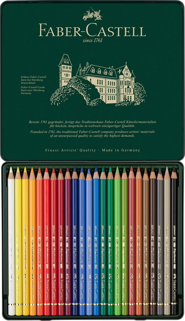 Kleurpotlood Faber-Castell Polychromos etui a 24 stuks