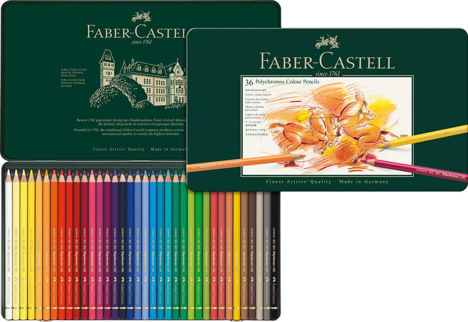 Kleurpotlood Faber-Castell Polychromos etui a 36 stuks