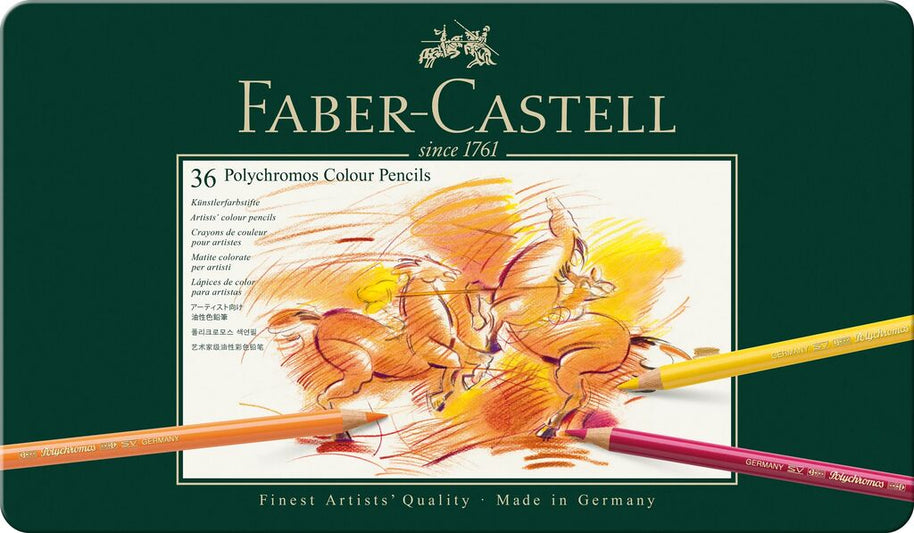 Kleurpotlood Faber-Castell Polychromos etui a 36 stuks
