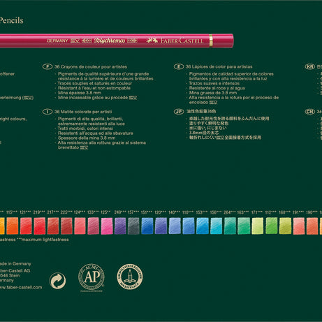 Kleurpotlood Faber-Castell Polychromos etui a 36 stuks