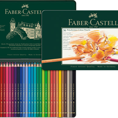 Kleurpotlood Faber-Castell Polychromos etui a 36 stuks