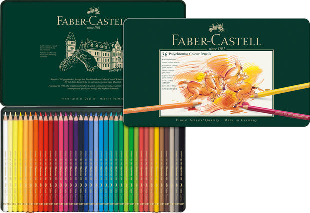 Kleurpotlood Faber-Castell Polychromos etui a 36 stuks