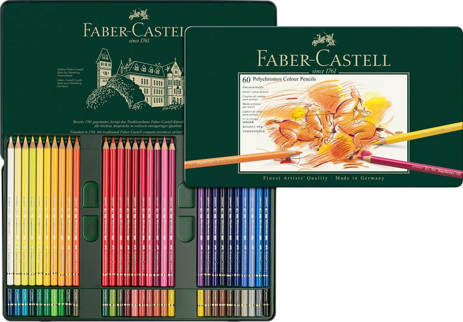 Kleurpotlood Faber-Castell Polychromos etui a 60 stuks