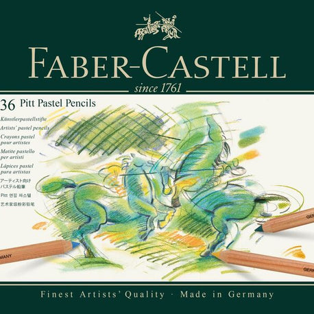 Pastelpotlood Faber-Castell Pitt metalen etui a 36 stuks
