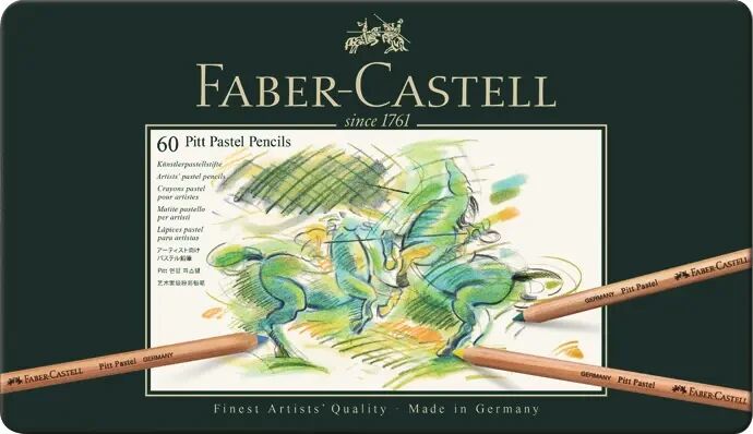 Pastelpotlood Faber-Castell Pitt metalen etui a 60 stuks