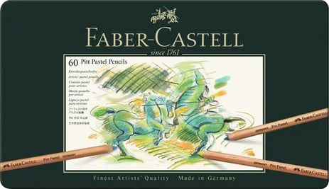 Pastelpotlood Faber-Castell Pitt metalen etui a 60 stuks